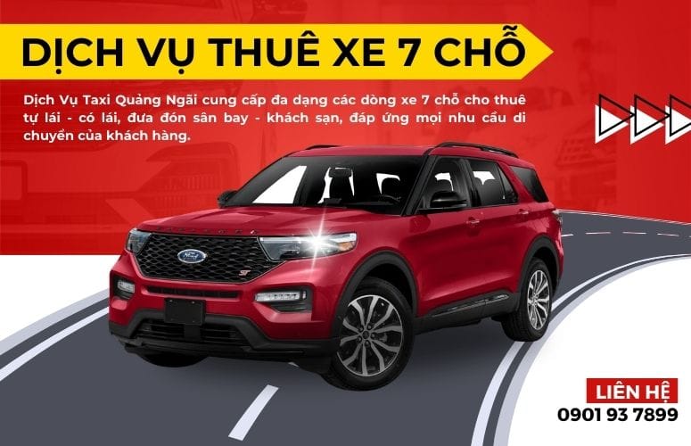 thue xe 7 cho quang ngai tu lai